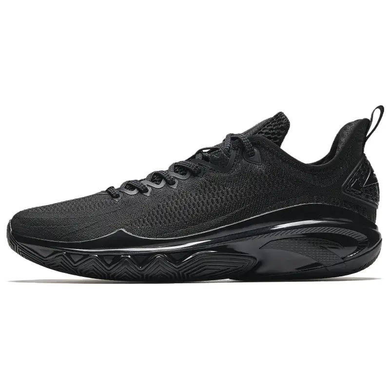 Anta Swagger 2 Cushioning Abrasion Resistant Rebound Low top Basketball Shoes Men's Black