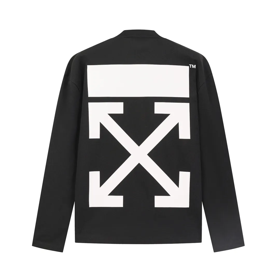 OFF WHITE Long Sleeved T Shirt Unisex