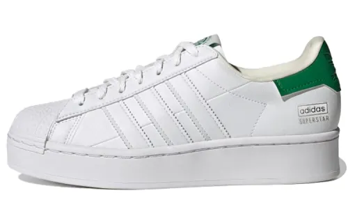 Adidas Originals Superstar Bold Shoes White/Green Women's