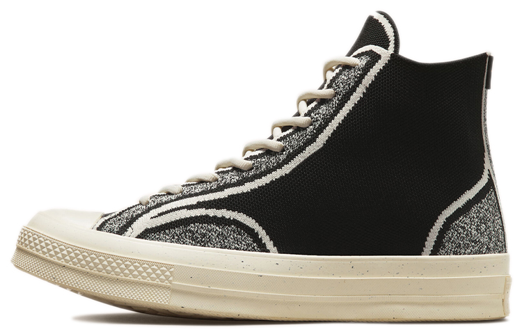 Chuck 70 Renew Converse Knit High 'Black Egret'