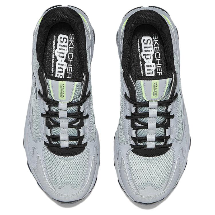 Skechers Cushioning Slip Resistant Abrasion Resistant Breathable Grip Low top Mountaineering Shoes Women’s Gray
