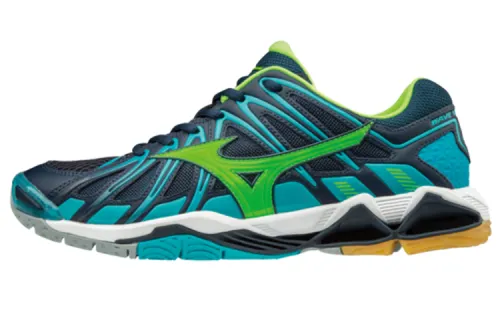 Mizuno Wave Tornado Training Shoes Men's Low Top Blue/Green