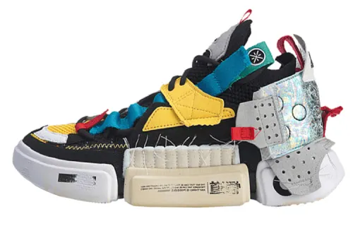 Li Ning Essence 2 SAMPLE For BALE Abrasion Resistant Breathable Low top Vintage Basketball Shoes Men's Black White