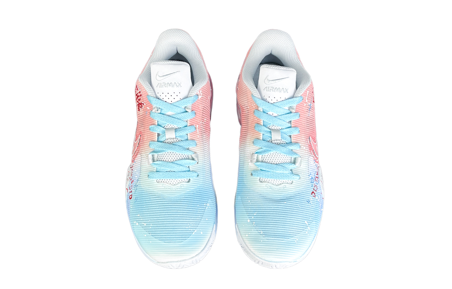 Nike Air Max Impact 4 Basketball Shoes Men’s Mid Top Blue/Pink