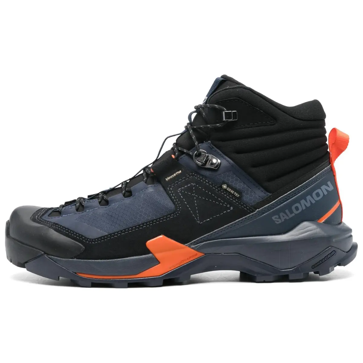 SALOMON X Ultra ALPINE High top Mountaineering Shoes Unisex Black Blue