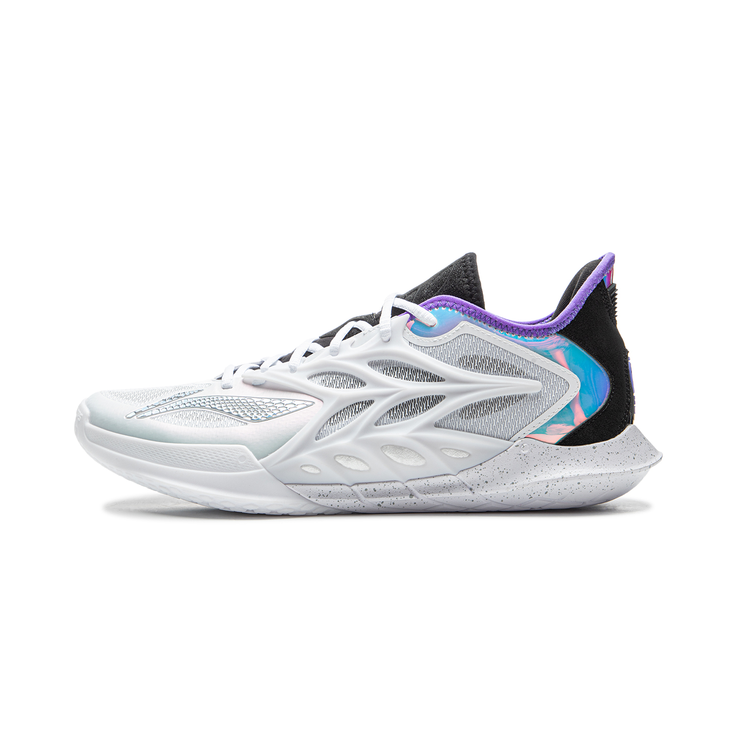 Li Ning Speed 12 Basketball Shoes Men’s Low Top Standard White