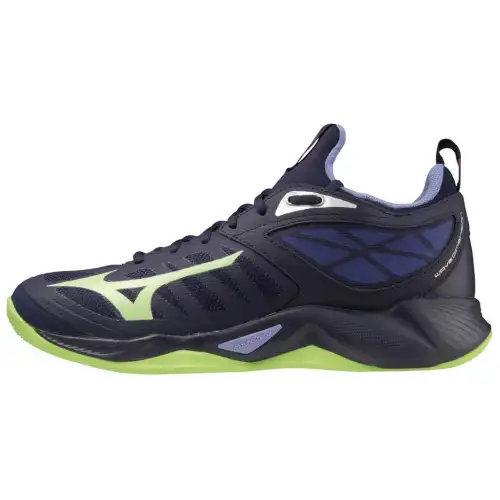 Mizuno Cushioning Slip Resistant Low top Training Shoes Men's Blue Green