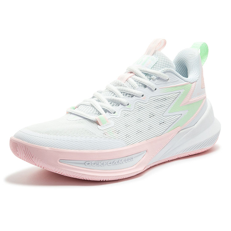 361° Mesh Slip Resistant, Abrasion Resistant, Breathable, Lightweight Low top Basketball Shoes Men’s Heart Pink
