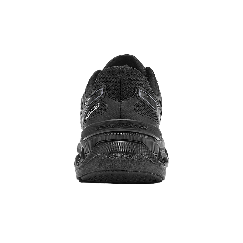 Skechers SPORT MENS PU, Mesh Abrasion Resistant Low top Training Shoes Men’s Black