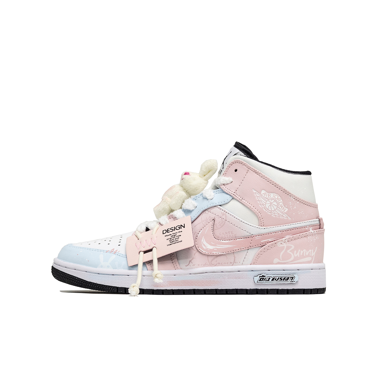 Jordan Air Jordan 1 ADCDAVINCI Custom, Kingdom Of Fairy Tales Abrasion Resistant Breathable