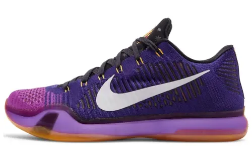 Nike Kobe 10 Elite Low Opening Night OG round toe lace-up low-top practical basketball shoes men's midnight blue