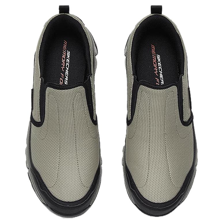 Skechers OUTDOOR MENS Comfortable And Lightweight Abrasion Resistant Low top Mountaineering Shoes Men’s Gray Black