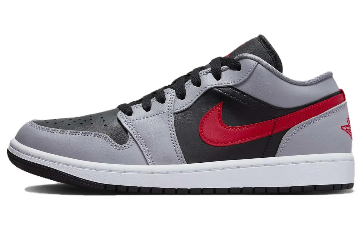 Jordan 1 Low Cement Fire Red Women's