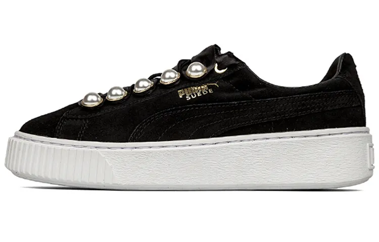 PUMA Suede Platform Bling 'Black' Women's