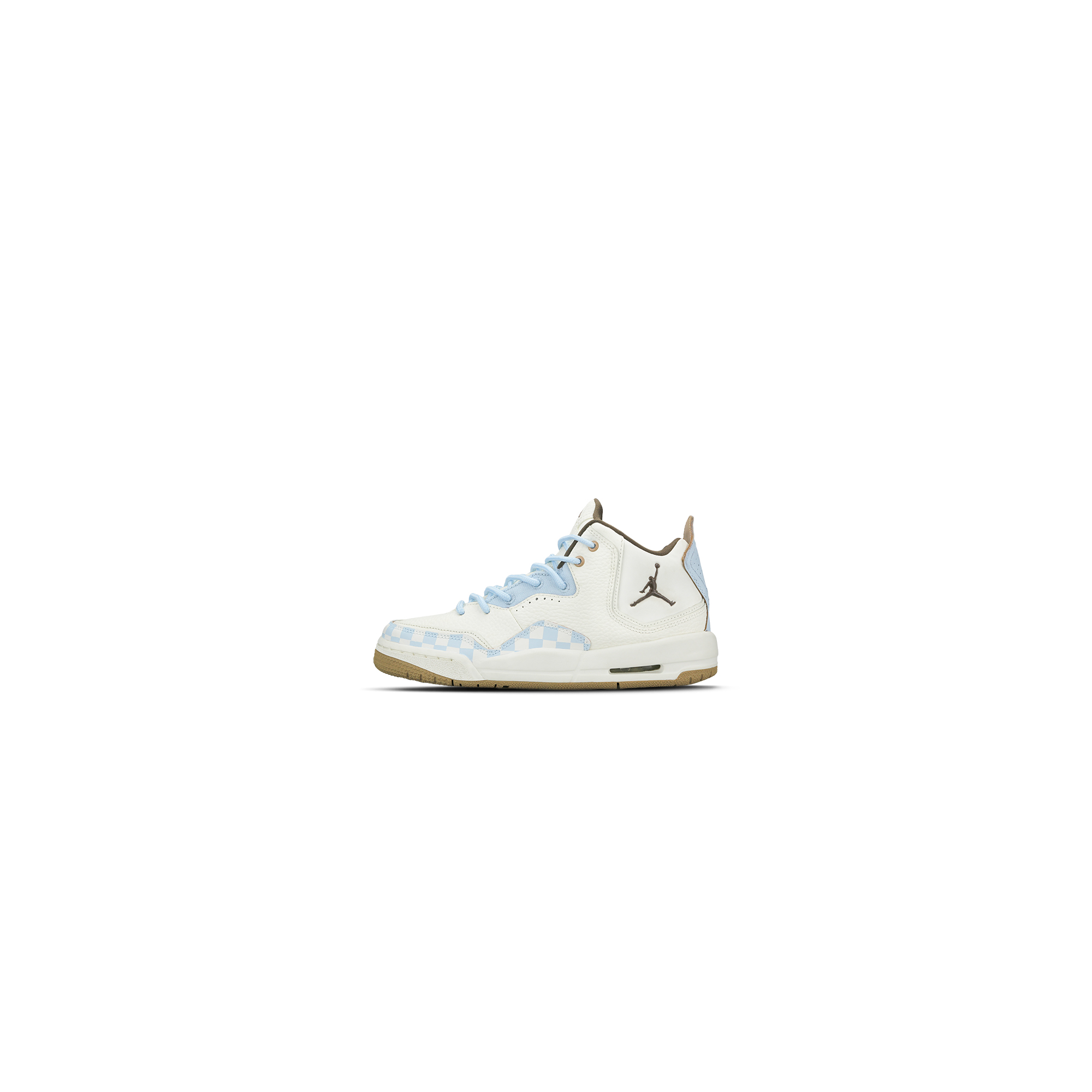 Jordan Courtside 23 Leather Mid top Vintage Basketball Shoes Women’s Blue White