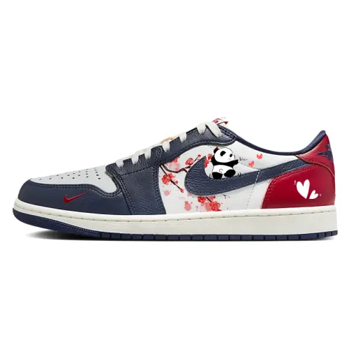 Jordan Air Jordan 1 Vintage Basketball Shoes Men's Low Top Red/White