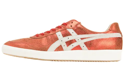 Onitsuka Tiger Fabre Comfortable Coverage Slip Resistant Low top Skateboard Shoes Unisex Bronze Gold