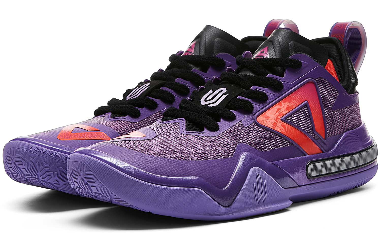 PEAK Andrew Wiggins AW1 Stwich Slip Resistant Low top Basketball Shoes Men’s Lakers Purple