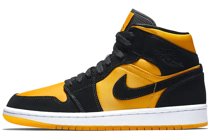 Jordan 1 Mid Black Gold
