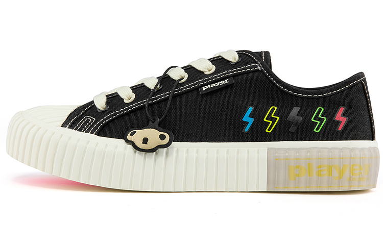 Kappa Player Collection Zhao Diyu Collaboration Casual Abrasion Resistant Low top Canvas Shoes Women's Black