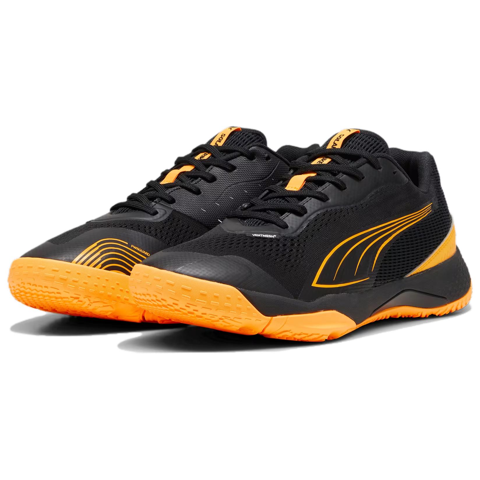 PUMA Solarstrike3 Abrasion Resistant Breathable Low top Training Shoes Unisex Black Yellow