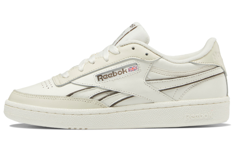 Reebok Club C Skateboard Shoes Women's Low Top Milk Tea Brown