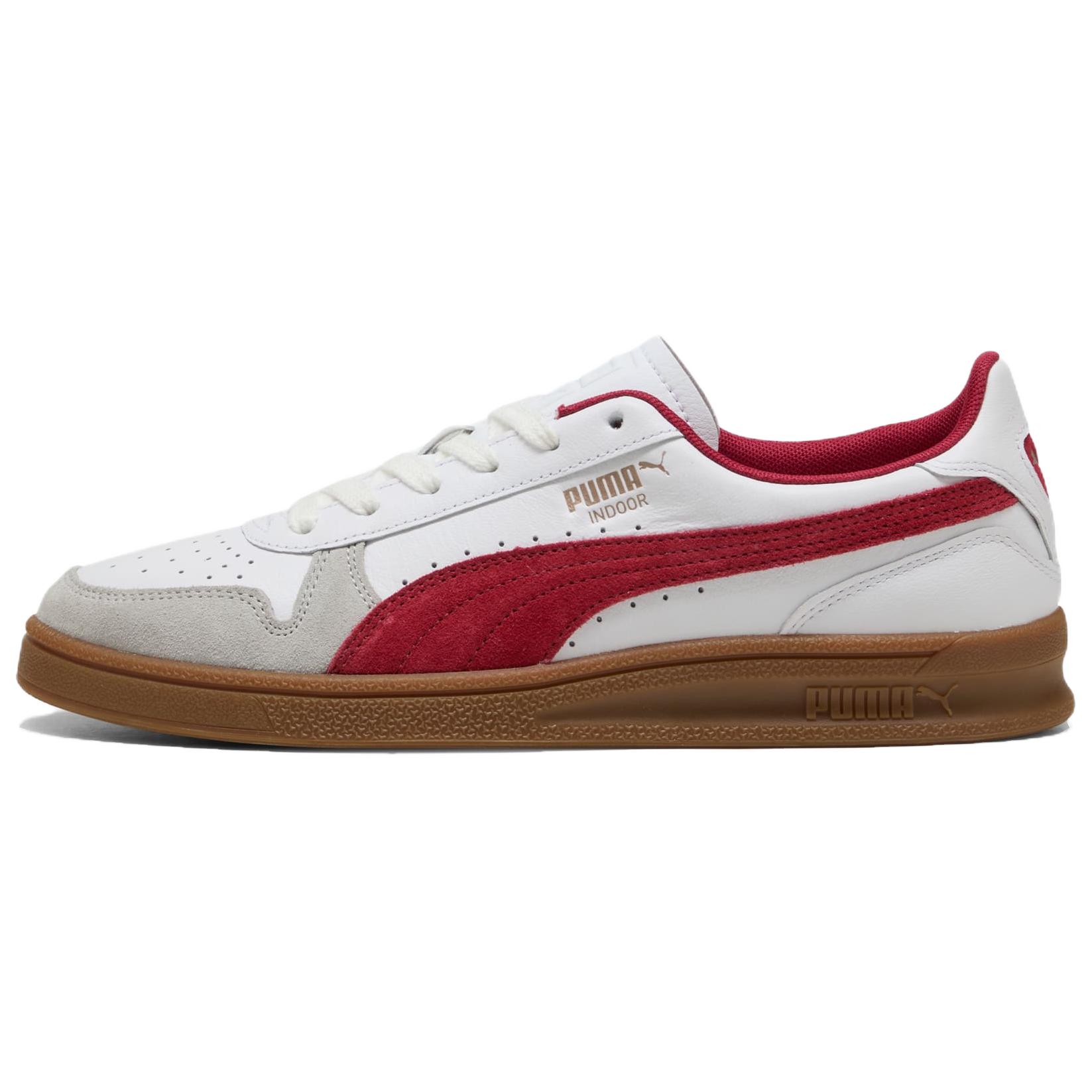 PUMA Indoor OG Low top Training Shoes Unisex White Red