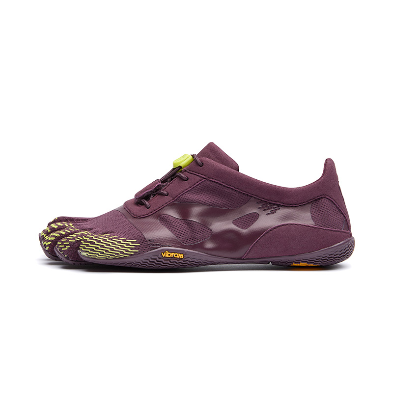 Vibram KSO EVO Training Shoes Women’s Low Top Dark Purple/Lime Green