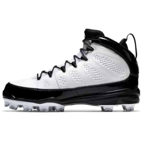 Jordan 9 Retro Mcs Cleat RE2PECT White Black