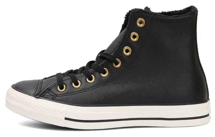 Converse Chuck Taylor All Star 'Black Leather Gold'