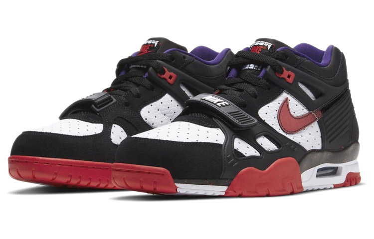 Мужские кроссовки Nike Air Trainer 3 Dracula (черно-красные) — Чёрныйкрасный — фото 3