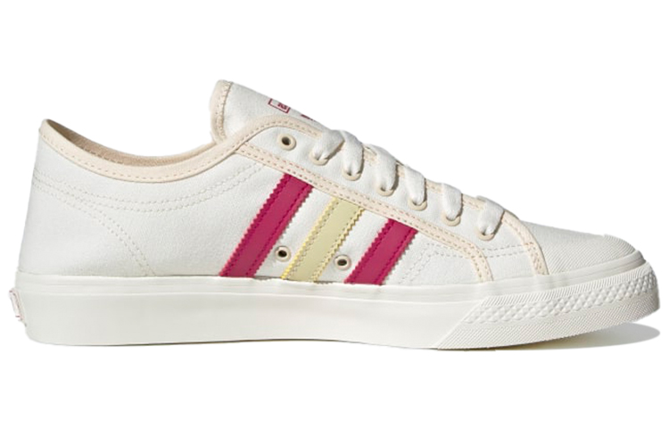 Кеды Wales Bonner x adidas originals NIZZA Low (бежево-красные) — фото 2