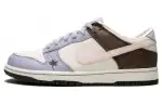 Nike Dunk Low Premium Casual Abrasion Resistant Low top Skateboard Shoes Women's Pink Purple