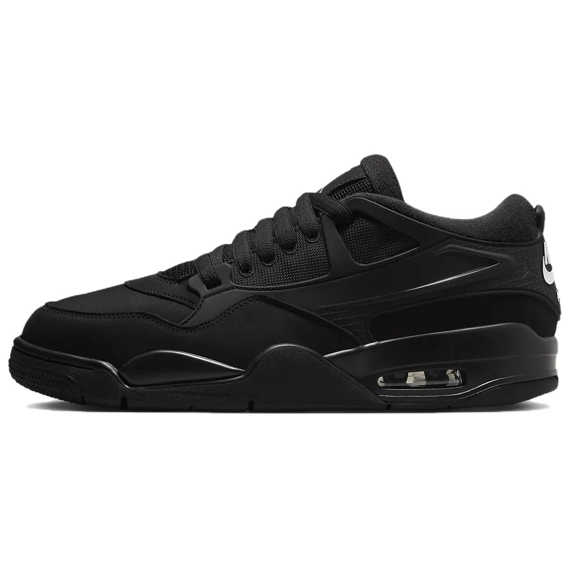Jordan Air Jordan 4 RM \"Black Cat\" Comfortable and versatile low-top retro basketball shoes men's black