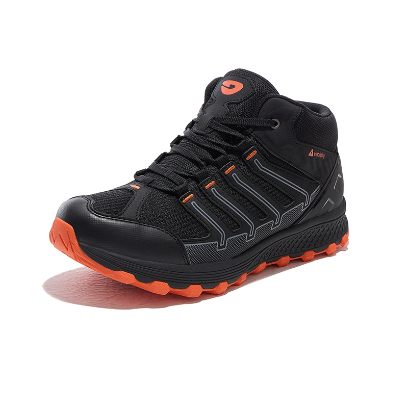 HOT POTATO Cushioning Slip Resistant Abrasion Resistant Breathable Lightweight Mid top Mountaineering Shoes Unisex