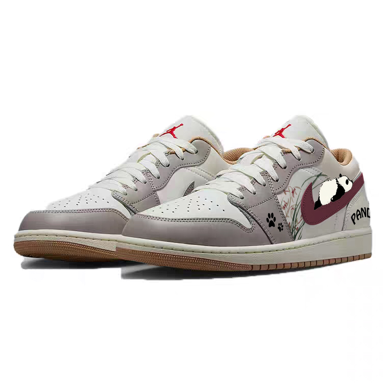 Jordan Air Jordan 1 Vintage Basketball Shoes Men’s Low Top White/Gray