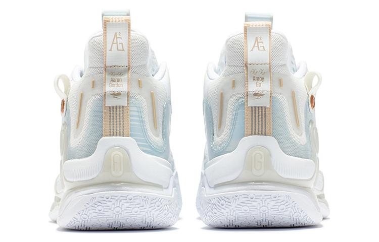 361° AG1 Pro Basketball Shoes Men’s Mid Top Silver White