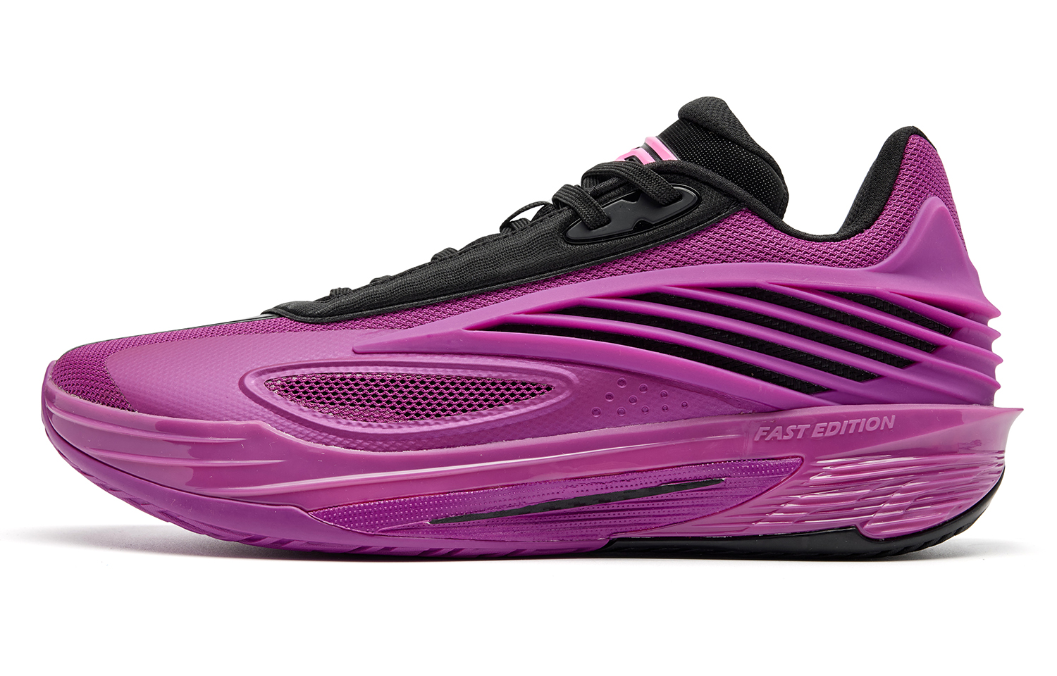 QIAODAN FE3.5 Purple Lightning Cushioning Slip Resistant Abrasion Resistant Breathable Anti Twist Grip