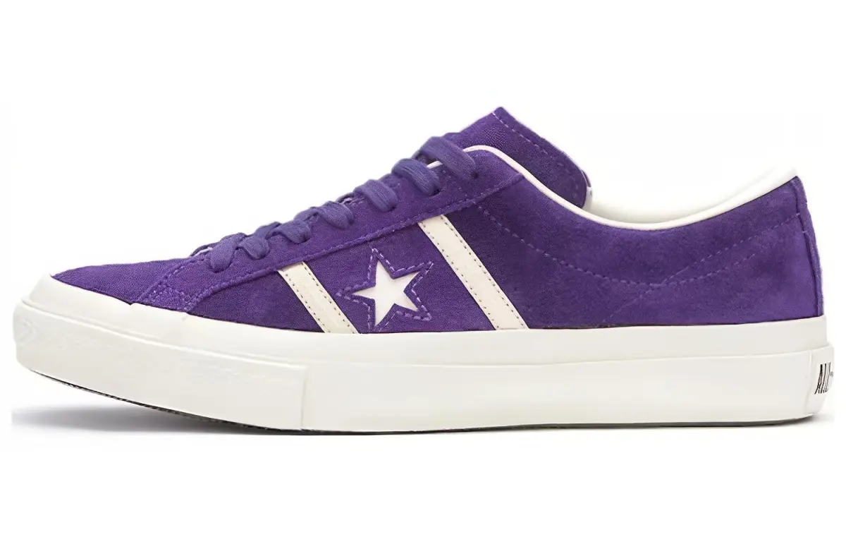 Converse Star Bars Suede Leather Slip Resistant Cushioning Abrasion Resistant