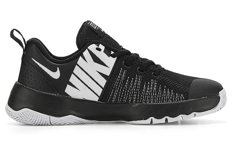 Женские кроссовки Nike Team Hustle (черно-белые) — фото 2