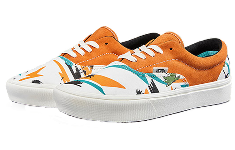 Кеды Vans Era Vault ComfyCush LX (оранжево-белый) — фото 3