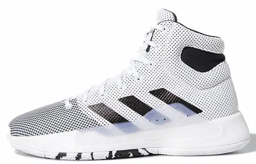 Adidas Pro Bounce Madness 2019 Mesh Shock Absorbing Anti-Slip High Top Basketball Shoes Men's White
