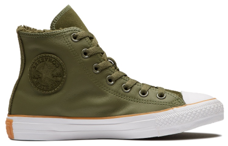Кеды Converse Chuck Taylor All Star (зелено-белые) — Зелёный / белый — фото 2