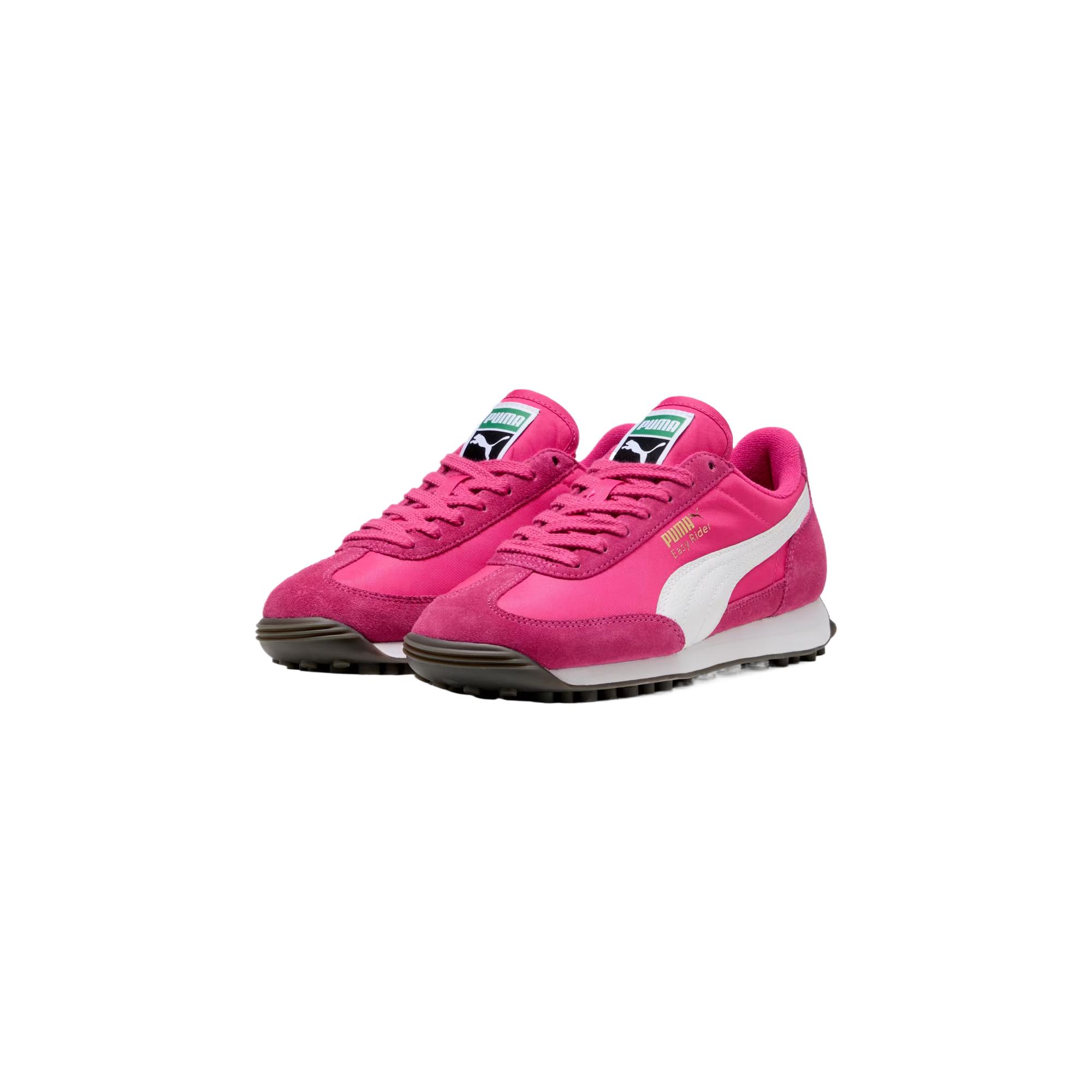 PUMA Easy Rider Cow Leather, Textile Low top Training Shoes Unisex Pink