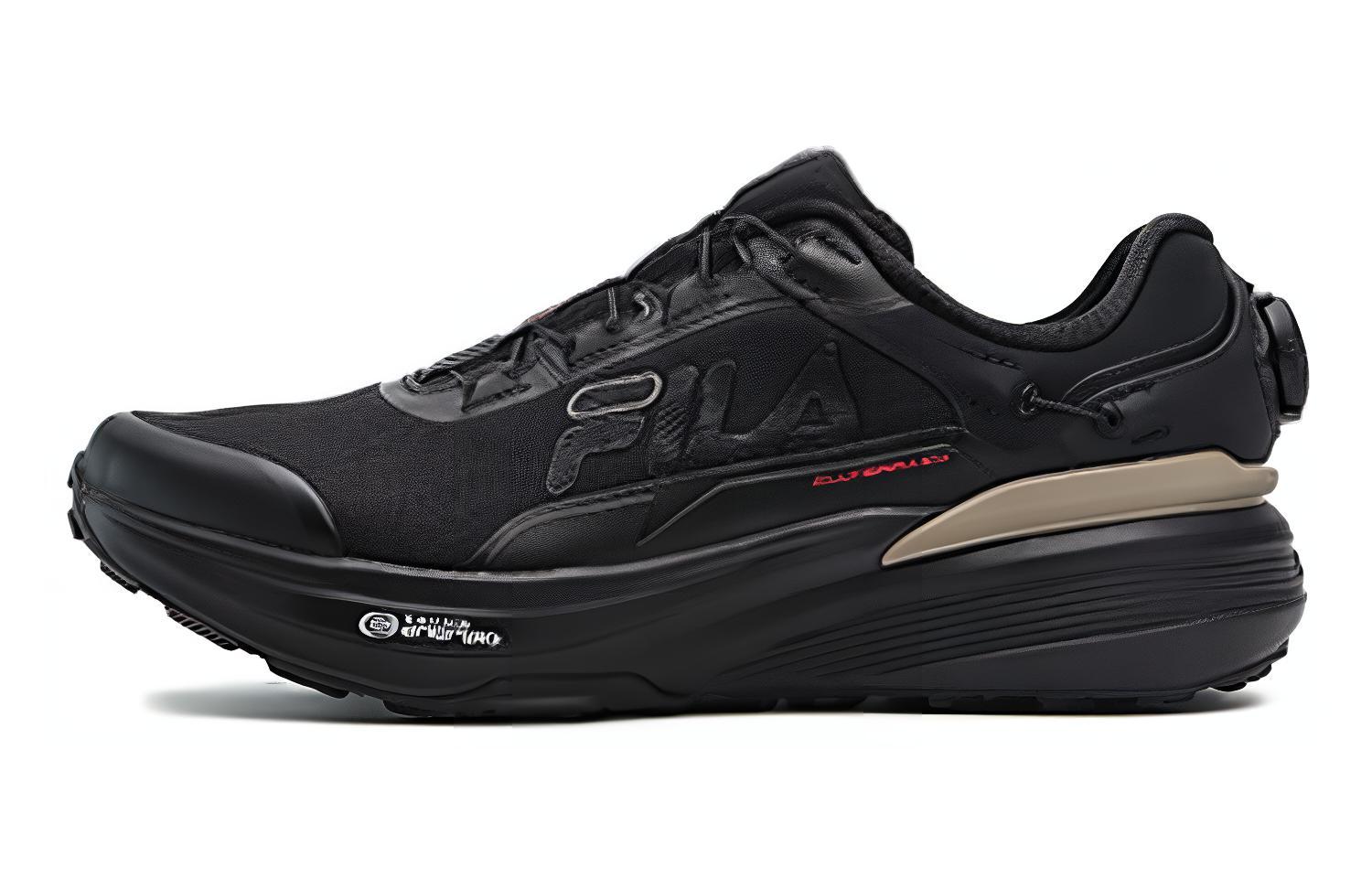 Мужские кроссовки Fila LYNX BOA ATR LEA (черно-серые)