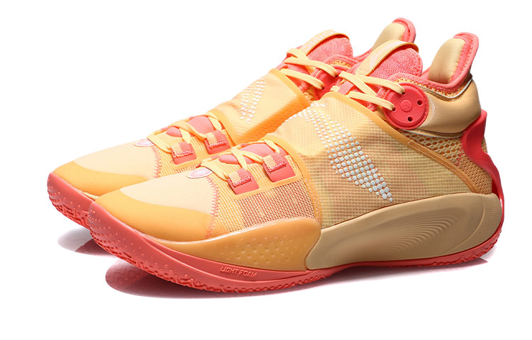 Li Ning SONIC 9 Textile, Synthetic Leather, TPU Cushioning Slip Resistant Abrasion Resistant Coverage Support Mid top