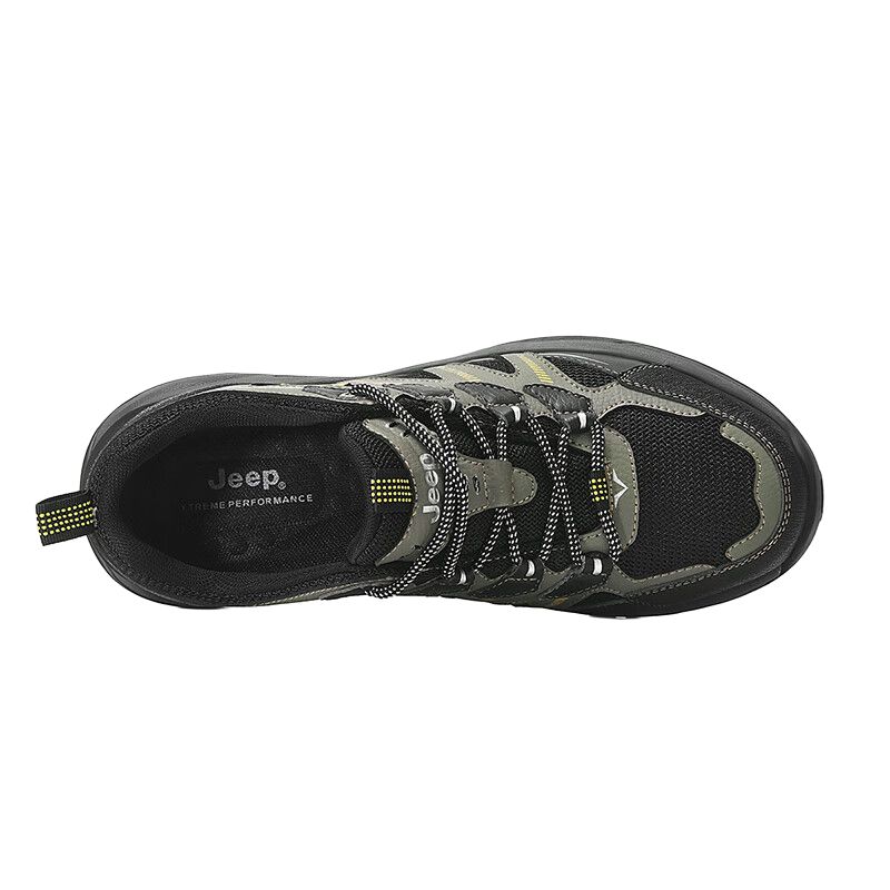 Jeep Comfortable Abrasion Resistant Low top Hiking Shoes Men’s Army Green