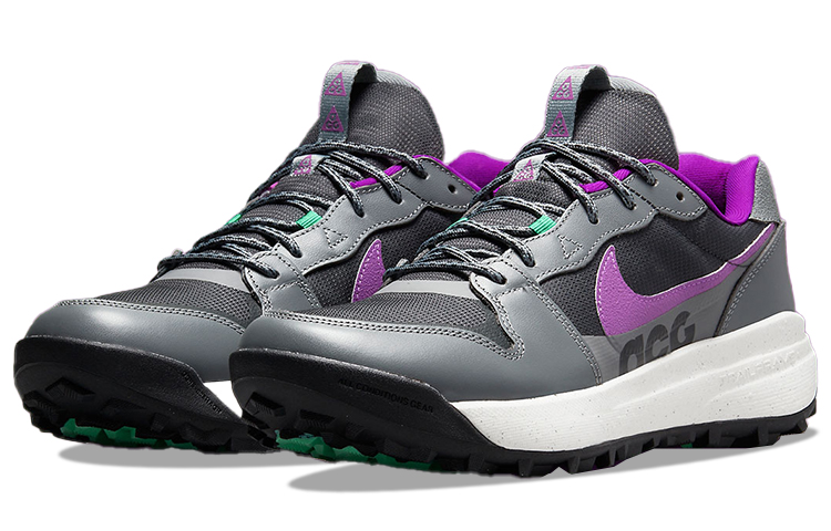 Nike Acg Lowcate Smoke Grey Dark Smoke Grey Vivid Purple