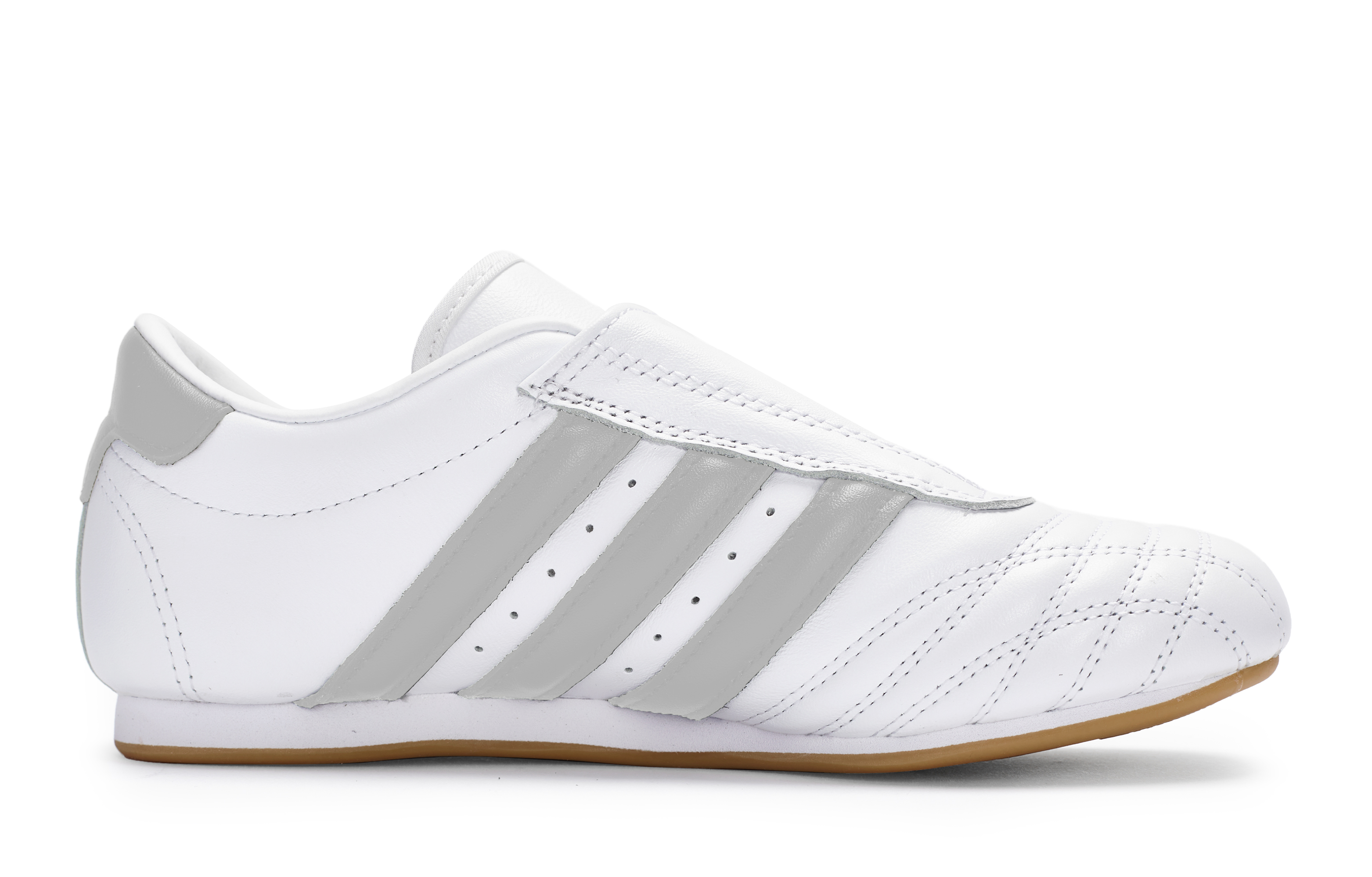 Adidas Originals Taekwondo Slip Resistant Abrasion Resistant Coverage Low top Training Shoes Unisex White Gray