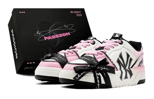 MLB Chunky Liner Romantic Casual, Dreamy Alice Low top Skateboard Shoes Unisex Pink White